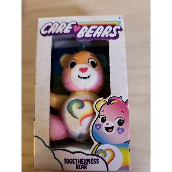 Care Bears TOGETHERNESS Bear 3 inch boxed plush NEW - Picture 5 of 5